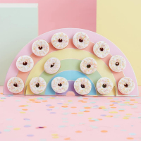 Donut Wall Regnbåge Pastell