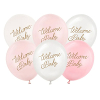Ballonger Welcome Baby Rosa