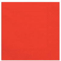 Servetter röd 20-pack