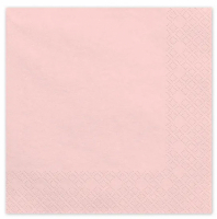 Servetter ljusrosa 20-pack