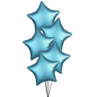 Ballongbukett helium 5 ballonger