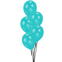 Ballongbukett helium 5 ballonger 