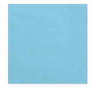Servetter ljusblå 20-pack