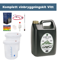 Komplett vinbryggningskit Vitt