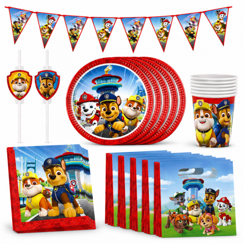 Paw Patrol kalaskit 8-personer i gruppen Festartiklar / Barnkalas / Paw Patrol hos PARTAJSHOP AB (ppkit-01)