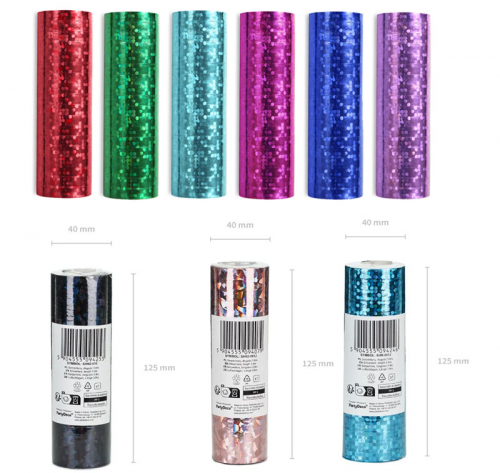 Serpentiner Metallic i gruppen Festartiklar / Festteman / Fdelsedagsfest / Rosa hos PARTAJSHOP AB (serpentin-001)