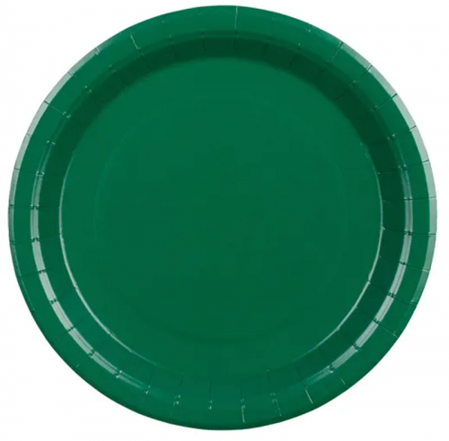 Tallrikar mörkgrön 6-pack i gruppen Festartiklar / Dukning / Engångsartiklar hos PARTAJSHOP AB (tpp102-012c)