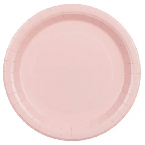Tallrikar ljusrosa 6-pack i gruppen Festartiklar / Dukning / Engångsartiklar hos PARTAJSHOP AB (tpp102-081s)