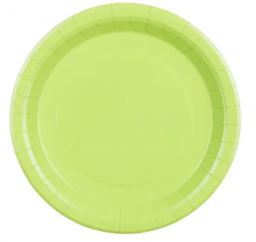 Tallrikar ljusgrön 6-pack i gruppen Festartiklar / Dukning / Engångsartiklar hos PARTAJSHOP AB (tpp102-102)