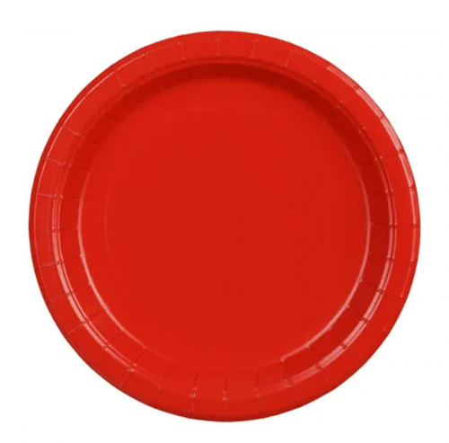 Assietter röd 6-pack i gruppen Festartiklar / Dukning / Engångsartiklar hos PARTAJSHOP AB (tpp90-007)