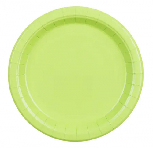 Assiett ljusgrön 6-pack i gruppen Festartiklar / Dukning / Engångsartiklar hos PARTAJSHOP AB (tpp90-102)