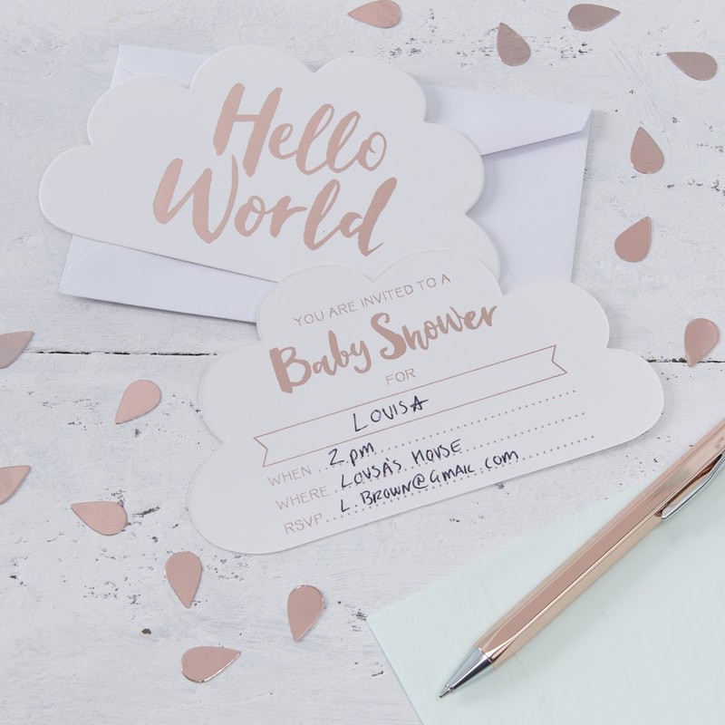 inbjudningskort babyshower inbjudningskort