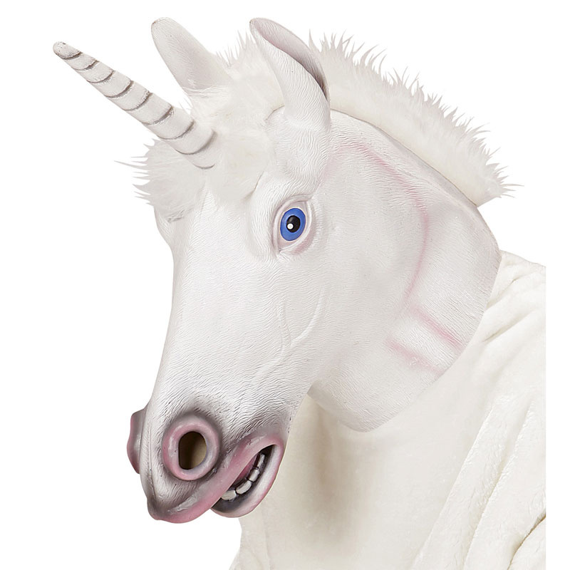 Enhörning Unicorn hästmask