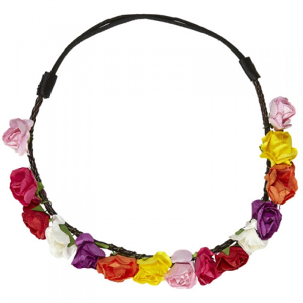 Hårband med blommor