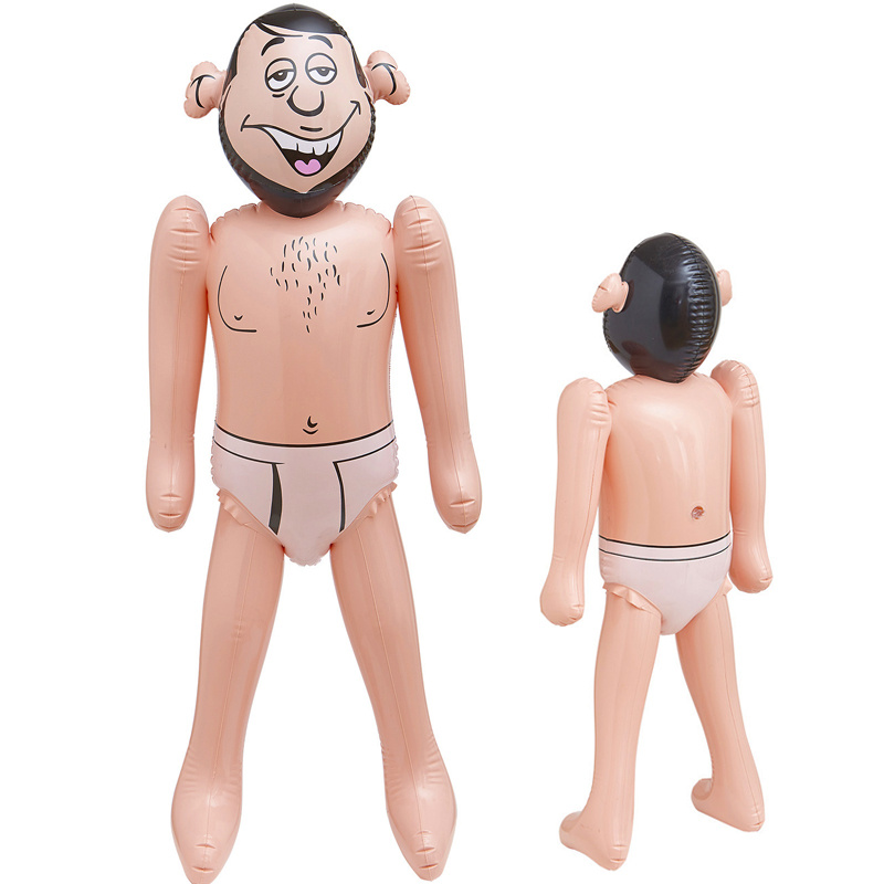 Uppblåsbar docka manlig 90cm 