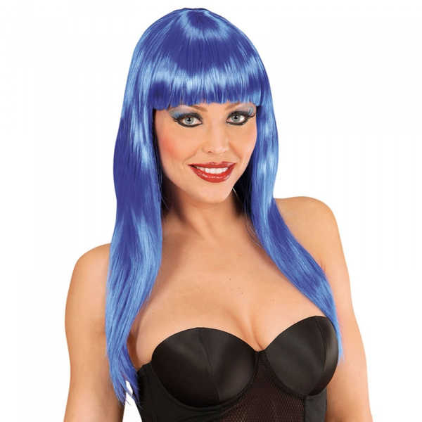Peruk blå 