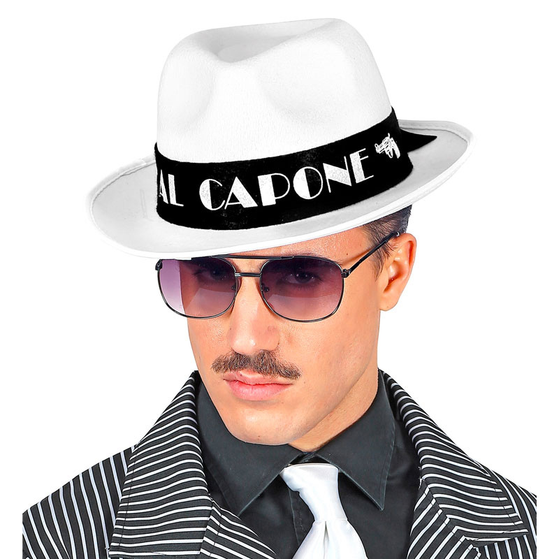 Gangsterhatt El Capone Vit