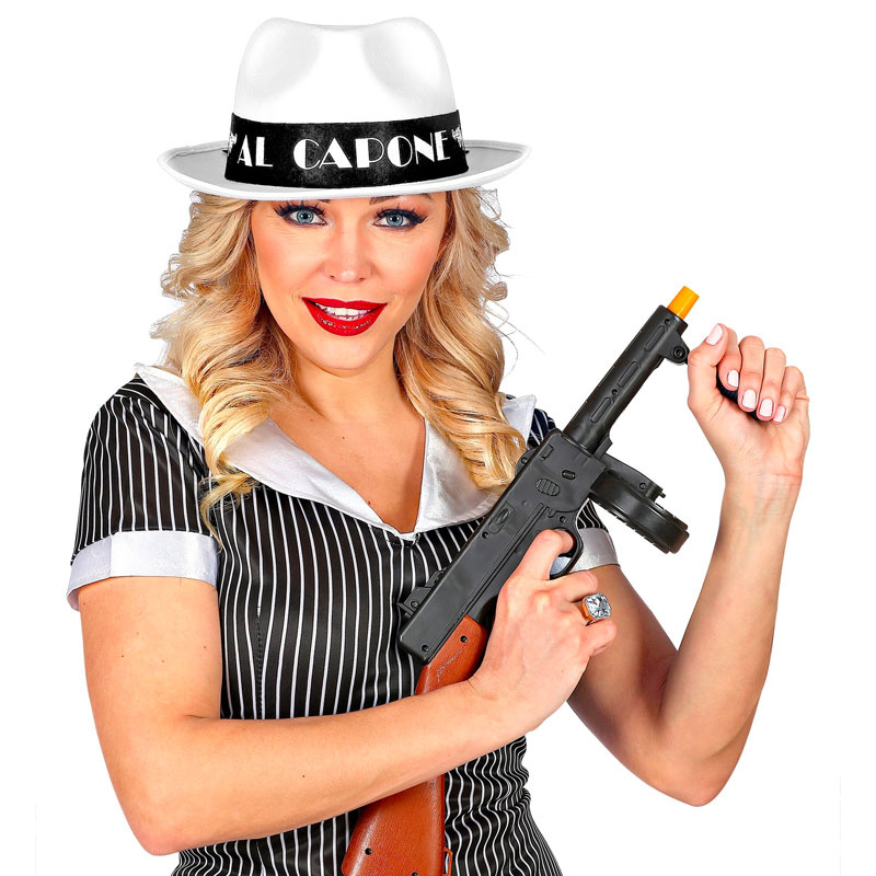 Gangsterhatt El Capone Vit