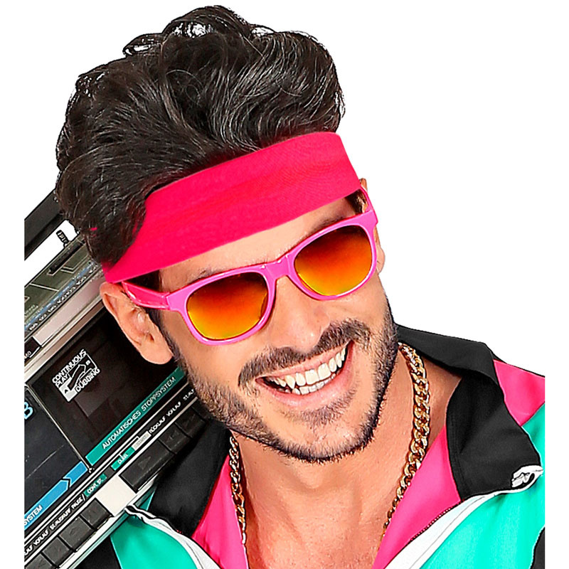 Pannband neon rosa