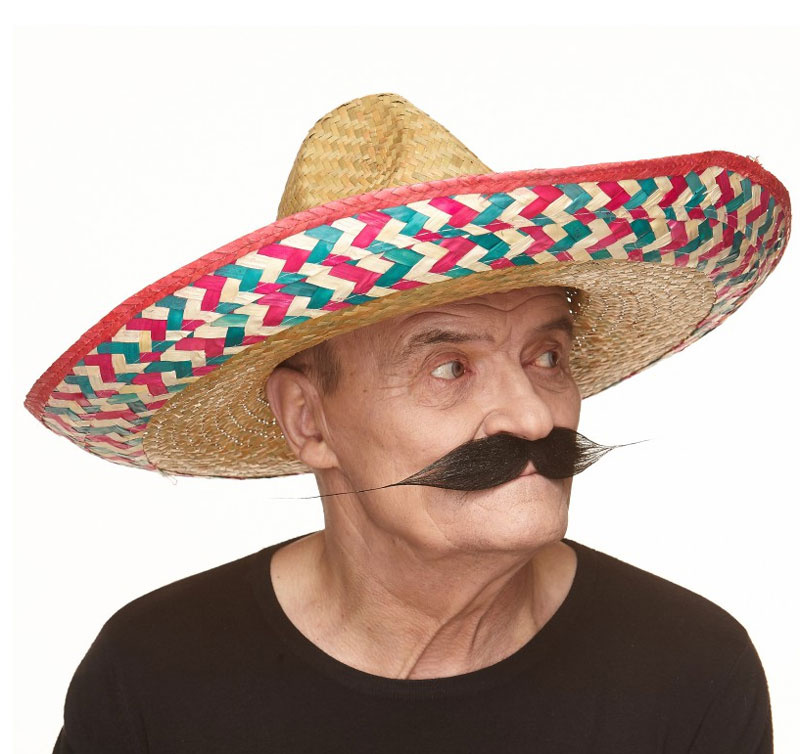 Mustasch Svart, vaxad 