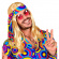 Peruk Hippie med hårband Blond Peruk Hippie med hårband Blond