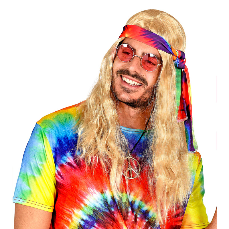 Peruk Hippie Blond 