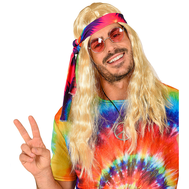 Peruk Hippie Blond 