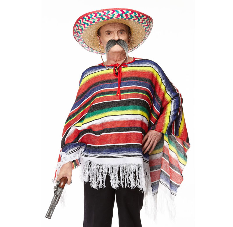 Mustasch Grå Mexico