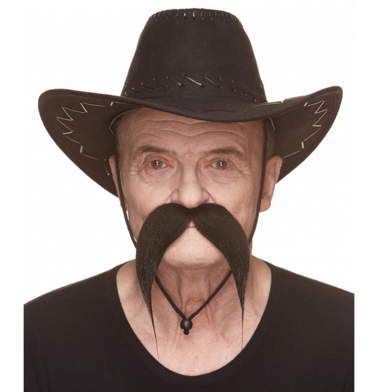 Mustasch Svart Mexico