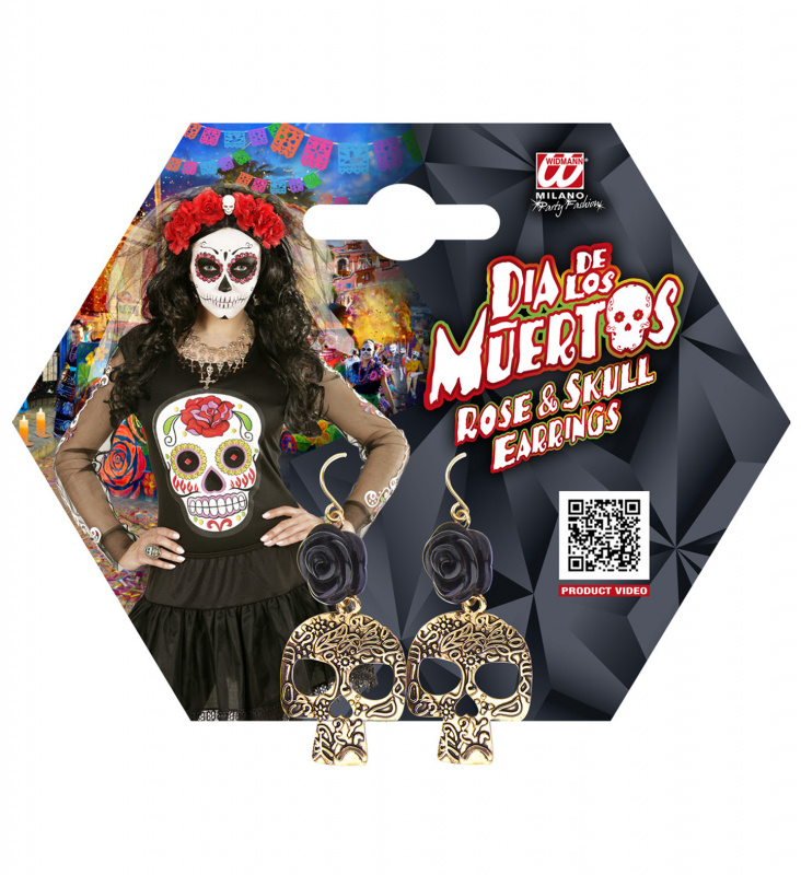 Örhängen Dödskalle 