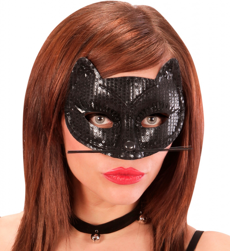 Ögonmask Panter Glittrig 