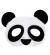 Panda ansiktsmask Panda ansiktsmask