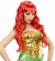 Peruk Mermaid Röd Peruk Mermaid Röd