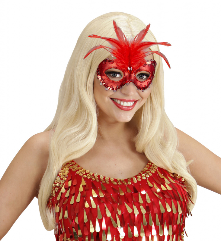 Ögonmask Sofia Röd