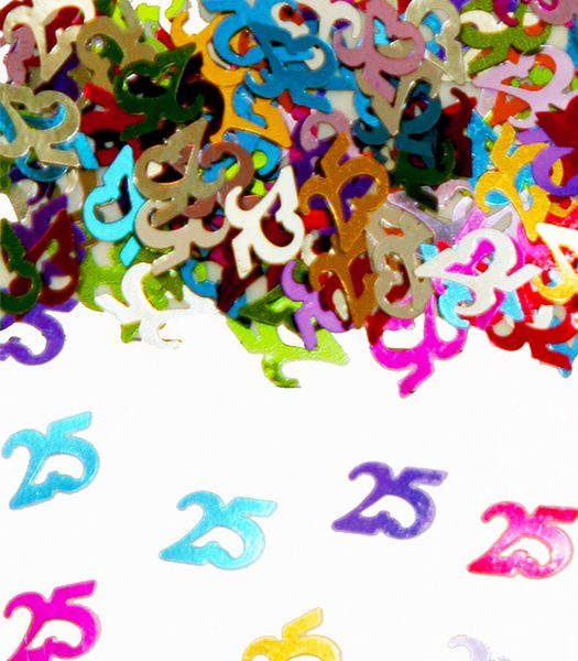 Sifferkonfetti 25 