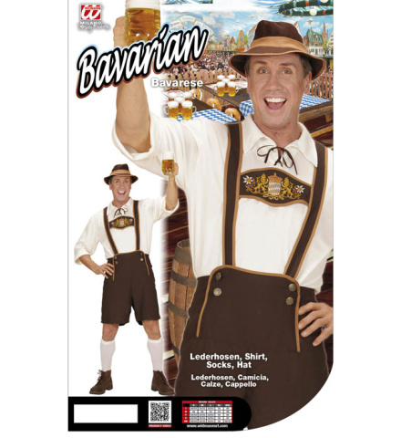 Hängselbyxor och skjorta oktoberfest 