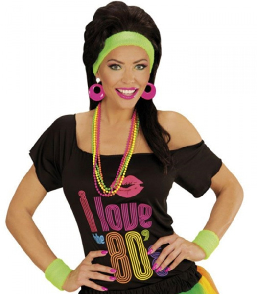 Svettband neon grön