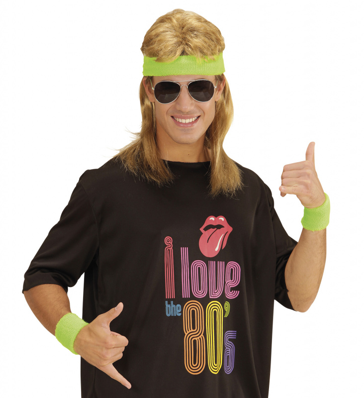 Svettband neon grön