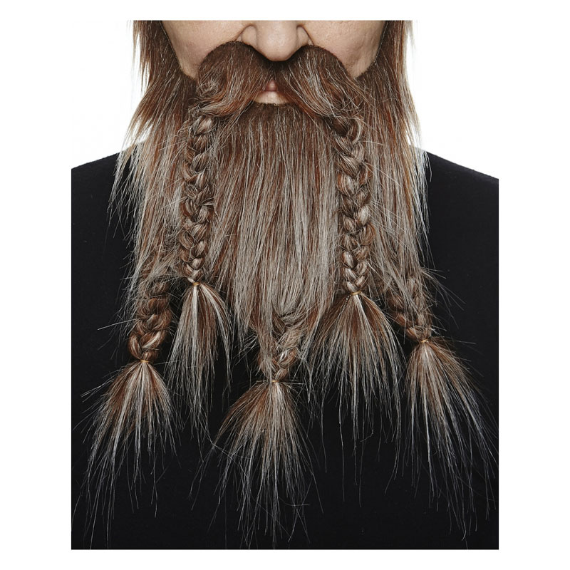 Vikingaskägg de lux Grå