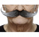 Stor mustasch Gråmelerad Stor mustasch Gråmelerad