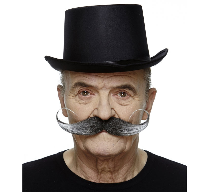 Stor mustasch Gråmelerad