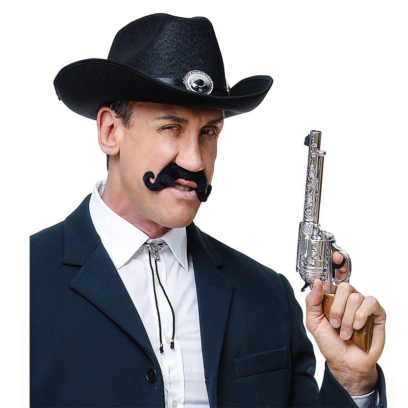 Mustasch Elegant Svart