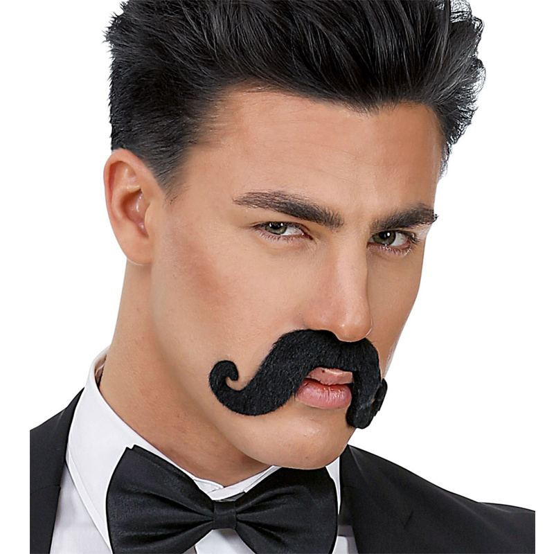 Mustasch Elegant Svart