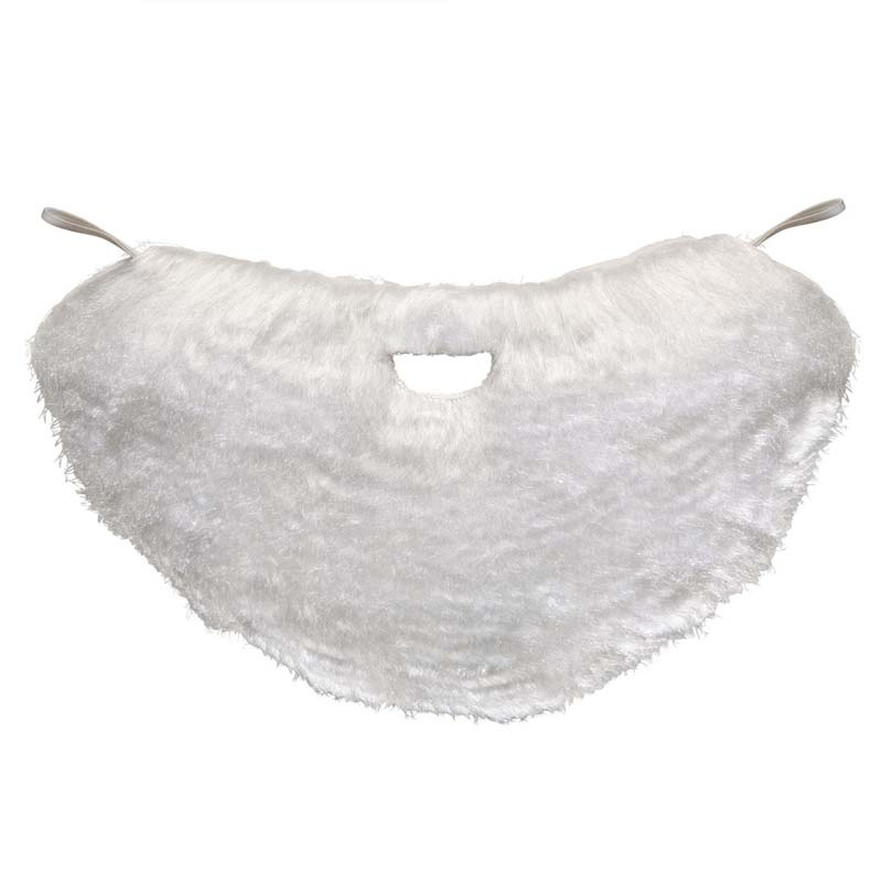 Vitt skägg med mustasch