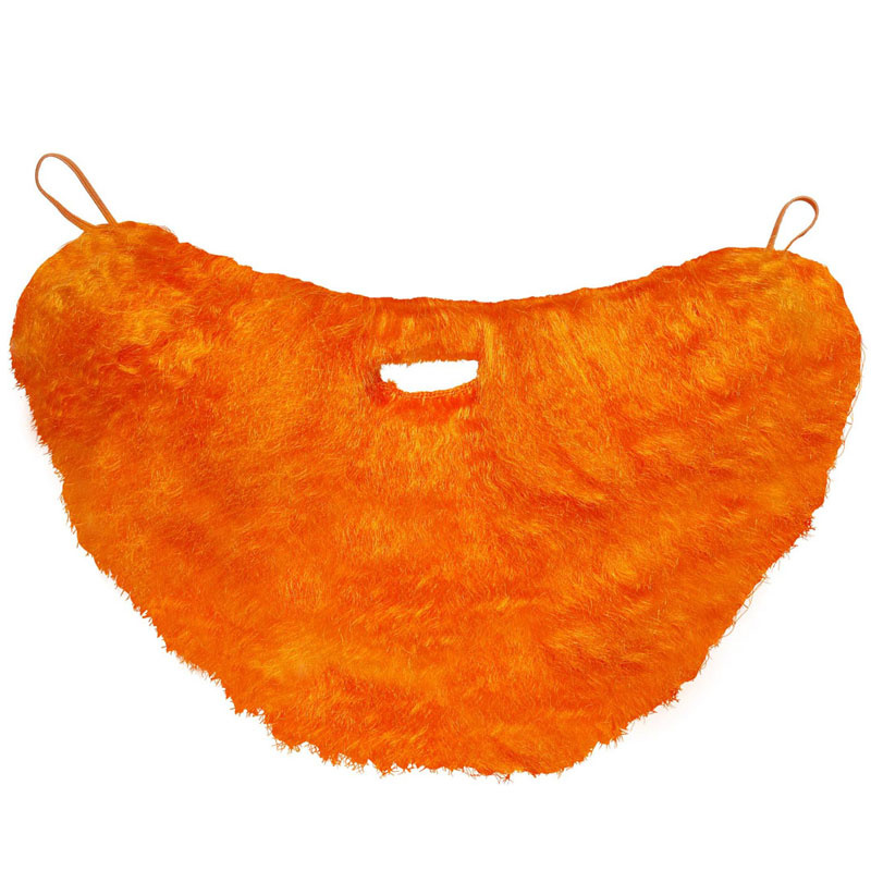 Skägg med Mustasch Orange