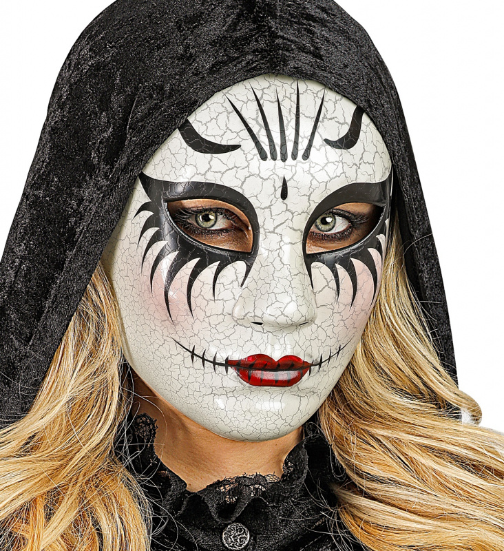 Mask Commedia dell'arte Cracked Doll