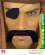 Mustasch med ögonlapp Mustasch med ögonlapp