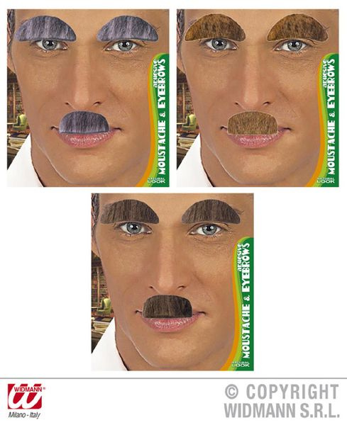 Mustasch & ögonbryn, professor