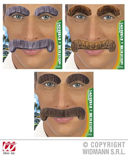 Mustasch & ögonbryn, gentleman