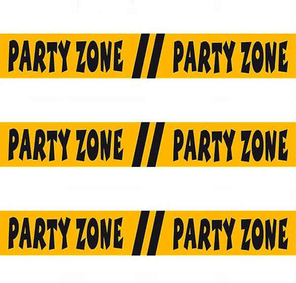 Avspärrningsband Party Zone